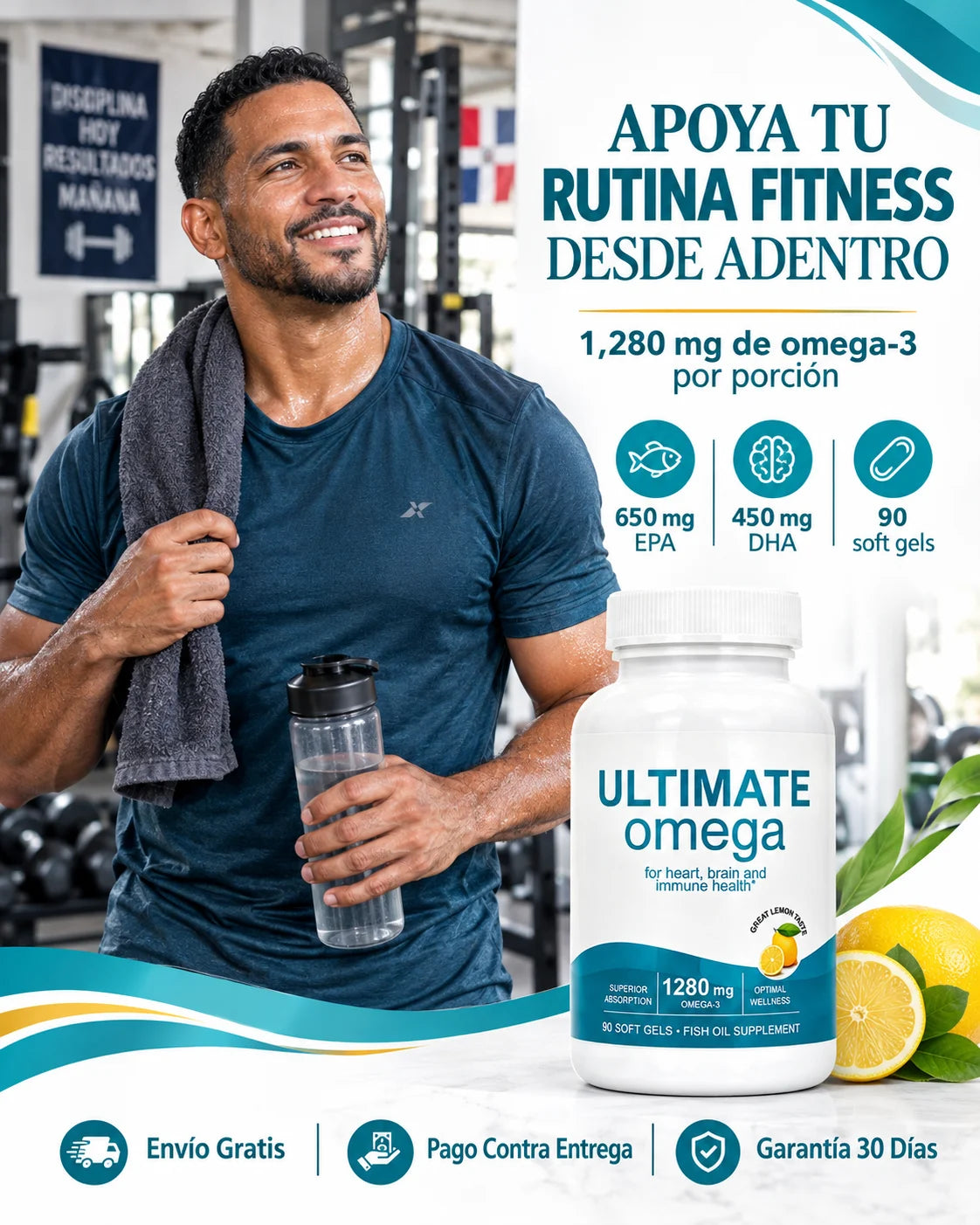 Ultimate Omega-3 | 1,200 mg de máxima absorción