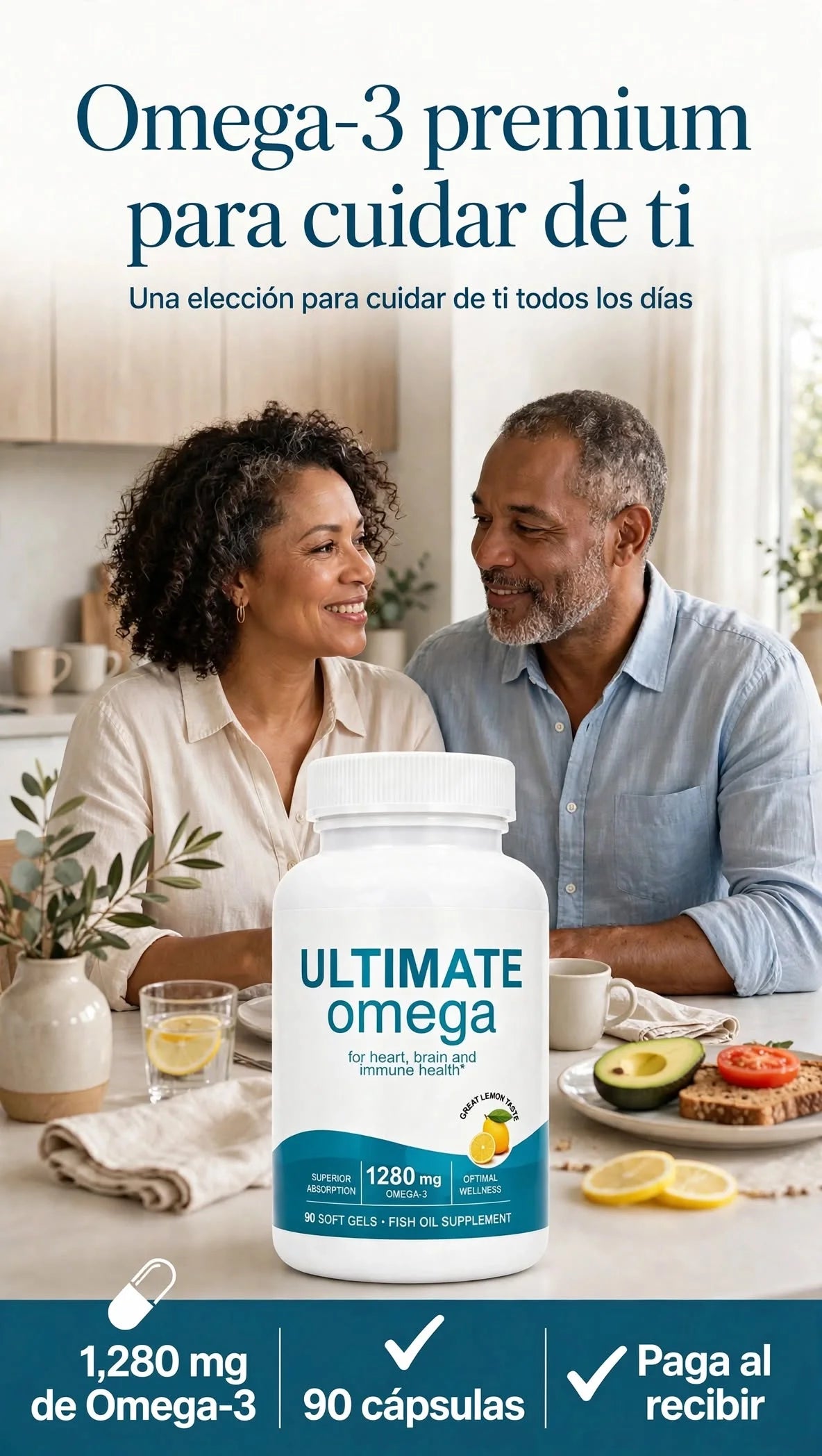 Ultimate Omega-3 1,200 mg | Máxima Absorción · Pureza Premium