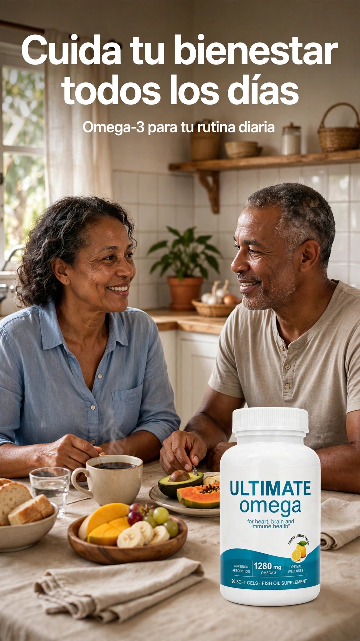 Cuida tu bienestar todos los días — Ultimate Omega-3 de 1,200 mg máxima absorción