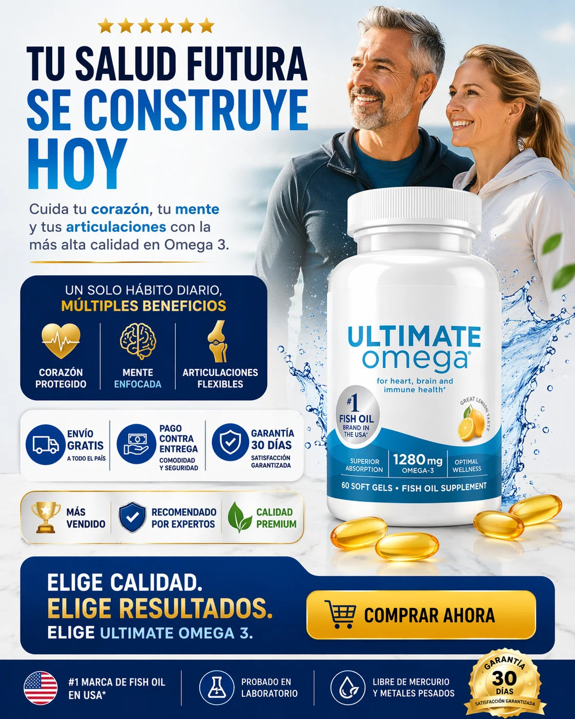 Ultimate Omega-3 de Alta Concentración